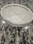 Mud Pie Salsa, Queso, Nacho Cheese Ceramic Dip Bowls.. Fixed Price $12.00.