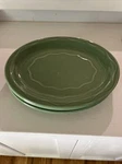 Vintage Syracuse Cantina Sage Green 11" Oval Serving Platter Lot Of 3. Fixed Price $35.00.
