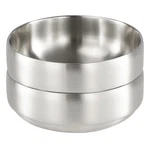 Sanqiahome 47OZ/8.3" Quality Stainless Steel Salad Bowl 2PCS/SET 21CM, Silver. Fixed Price $42.43.