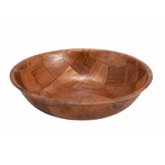 New Round Winco WWB-6 Woven Dough Wood Salad Fruit Serving Bowl Restaurant. Fixed Price $9.29.
