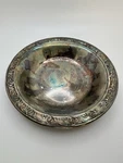 Vintage Reed And Barton Classic Rose Silverplate Nut Bowl 6.5 Inch Diameter NB3. Fixed Price $11.83.