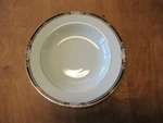 Mikasa Fine China Florisse Black L2841 Rim Soup Bowl 1/2" Available. Fixed Price $7.20.