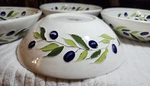 Set Of Four Signature Housewares 9-INCH Ceramic Pasta Bowls. Fixed Price $40.00.