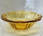 1 Juliska Colette Amber Bowl 7" Dessert Glassware New W/ Tag Rare. Fixed Price $27.99.
