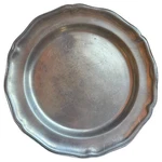 Vintage Wilton Rwp Usa Pewter Queen Anne 12 Charger Cake Plate Serving Platter. Fixed Price $47.50.
