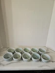 Alessi For Delta Porcelain Bowl Aqua Blue " Airline #044207689 Set Of 10. Fixed Price $22.00.