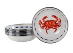 Golden Rabbit Enamelware Crab House Tasting Dish, 4 Ounce, Of 6. Fixed Price $48.00.
