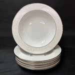 Lenox Opal Innocence Rimmed Soup Pasta Bowl 9 1/8 Inches. Fixed Price $22.50.