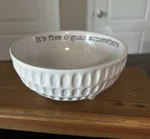 Mud Pie Guacamole Bowl Five Somewhere White Party Serving. Fixed Price $8.00.