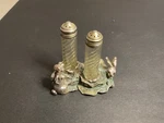 Arthur Court Vintage Bunny Rabbit Salt & Pepper Shakers Signed And Dated 1998. Fixed Price $19.99.