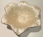 Julia Knight 5 Ivory/cream Lilly Bowl Hand Signed 2008 Lily Hard To Find. Fixed Price $59.99.
