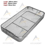 Mesh Tray Wire Basket Sterilization Surgical Dental Instruments Storage Rack Ce. Fixed Price $69.94.