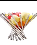 Creative Stainless Steel Rotation Bowl/fruit Basket/fruit Stand/fruit H.... Fixed Price $26.99.