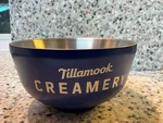 Tillamook Creamery 24 Oz Stainless Ice Bowl Fifty. Fixed Price $20.00.