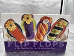4 Clay Art Flip Flop Summertime Fun Ceramic Snack Dishes Ice Cream Boat Bowls. Fixed Price $25.00.