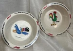 Fruit Loops Kellogs Cereal Bowls Vtg Ft. Toucan Sam & Flakes Corny 1995. Fixed Price $29.75.