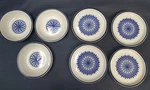 Set Of 4 Celebrity Medallion Salad Plates & 3 Soup Bowls. Fixed Price $18.99.