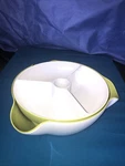 Vintage Joseph Double Serving Bowl With Divided Dish. Fixed Price $18.50.
