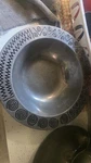 Wendell August Handmade Aluminum Bowl Plate Cracker Tray Chip Dip Set. Fixed Price $40.00.