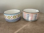 Signature Housewares Stoneware Bowls Multicolor 5 Round Set Of 2. Fixed Price $18.00.