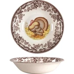 Spode Woodland Turkey 8" Ascot Cereal Bowl, Set Of 4. Fixed Price $176.00.
