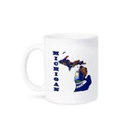 3DROSE, Michigan State Flag The Outline Map And Letters For Mug. Fixed Price $11.97.