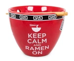 Bop Keep Calm And Ramen On Japanese Dinner Set 16-OUNCE Bowl, Chopsticks. Fixed Price $24.99.