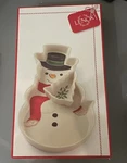 Nib Lenox Holiday Entertaining Snowman Chip And Dip Bowl. Fixed Price $39.97.