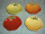 Williams Sonoma Ceramic Heirloom Tomato Dipping Salsa Bowls. Fixed Price $8.98.