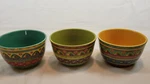 Ice Cream Dish Tunisian Sunset By Certified International Of 3 Bowls. Fixed Price $13.97.