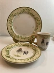 Pfaltzgraff Country Cottage Dinner Plates,plate Salad Rooster Mug. Fixed Price $25.00.
