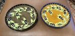 Set Of 2 Olive Gates Ware By Laurie 9.75 Pasta Bowls. Fixed Price $59.99.