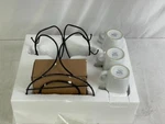Gibson Home Gracious Dining Espresso Set. Fixed Price $25.99.