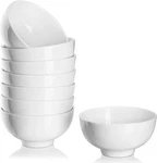Dowan 10 Oz Small Bowls Set Of 8 - White Ceramic For 4.5 Inch,. Fixed Price $39.15.