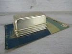 Rare Set Of 4 Vintage Mirro 8OZ Personal Loaf Dessert Pans No. S-2396-15 Nip Nos. Fixed Price $32.46.