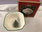 Spode Christmas Tree Square Bowl 5.5" Nib OH4214. Fixed Price $12.99.