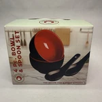 Brand New! Chef Counter 4 Piece Bowl & Spoon Set For Soup, Rice, Ramen!!!. Fixed Price $19.95.