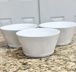 Astoria Portugal Stoneware Bowls Set 3 White 5.25 Noritake Europe. Fixed Price $29.95.