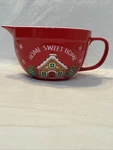 Holiday Time 2 Qt. Gingerbread House Batter Bowl Home Sweet Christmas. Fixed Price $20.00.