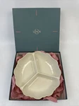 Lenox Symphony Gold Trim Candy Appetizer Dish Divided New Original Box. Fixed Price $17.77.