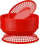 24 Pack Fast Food Baskets, Plastic Restaurant Bread Fry. Fixed Price $36.99.
