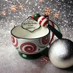 Ceramic Dip Bowl W/spreader Serve One Another Love" 5 Inch Small Chip. Fixed Price $10.45.