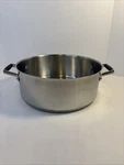 Calphalon 8785 Tri-ply Stainless Steel Quart Stockpot No Lid Glass Top Safe. Fixed Price $29.95.