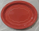 Vtg Syracuse China "cantina" Platter Restaurant Ware Cayenne Red 11X9" A13E. Fixed Price $19.99.