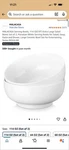 Malacasa Serving Bowls 114 OZ10" Extra Large Salad Set Of 2 Porcelain W.... Fixed Price $39.99.