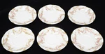 Set 6 Theo Haviland Pink Yellow Roses Limoges Porcelain Saucers Sch 145. Fixed Price $20.00.