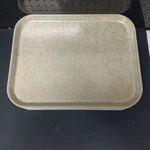 Cambro Camtray Rectangular Gold Antique Parchment Fiberglass - 18"L X 14"L. Fixed Price $118.69.
