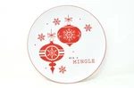 The Cellar Holiday Christmas Salad Plate 9" Porcelain Dinnerware Sentiments. Fixed Price $6.99.