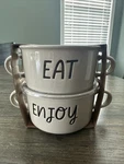 Abode Housewares - Set Of Stoneware Bowls (20OZ) Brand Original Box. Fixed Price $10.00.