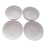Mikasa Ciera Swirl Bone China 8" Pasta Bowl Translucent Ivory Set Country 4. Fixed Price $36.00.